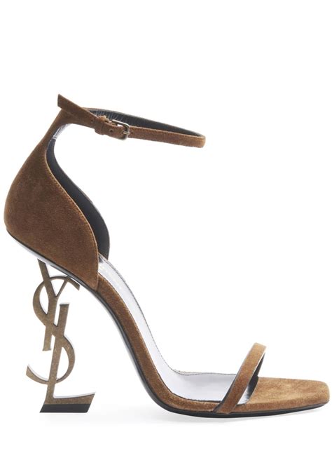 suede ysl heels|ysl sandals.